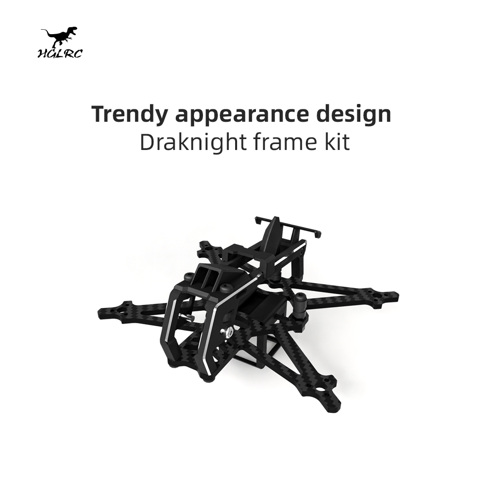 HGLRC-Draknight-91-mm-Radstand-2-Zoll-Rahmenkit-fuumlr-RC-FPV-Racing-Drohne-2019617-2